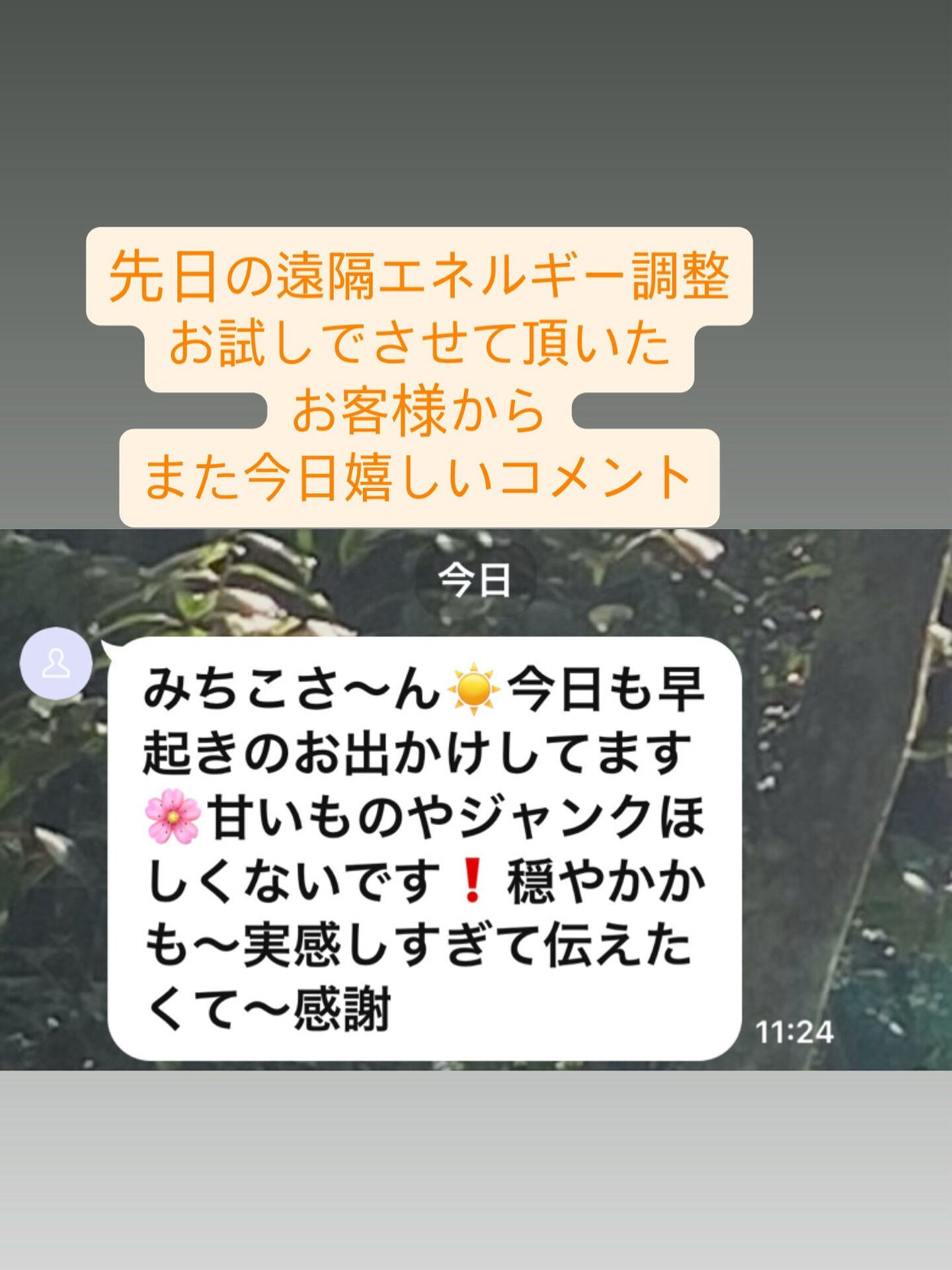 遠隔エネルギー調整に不安だったお客様を